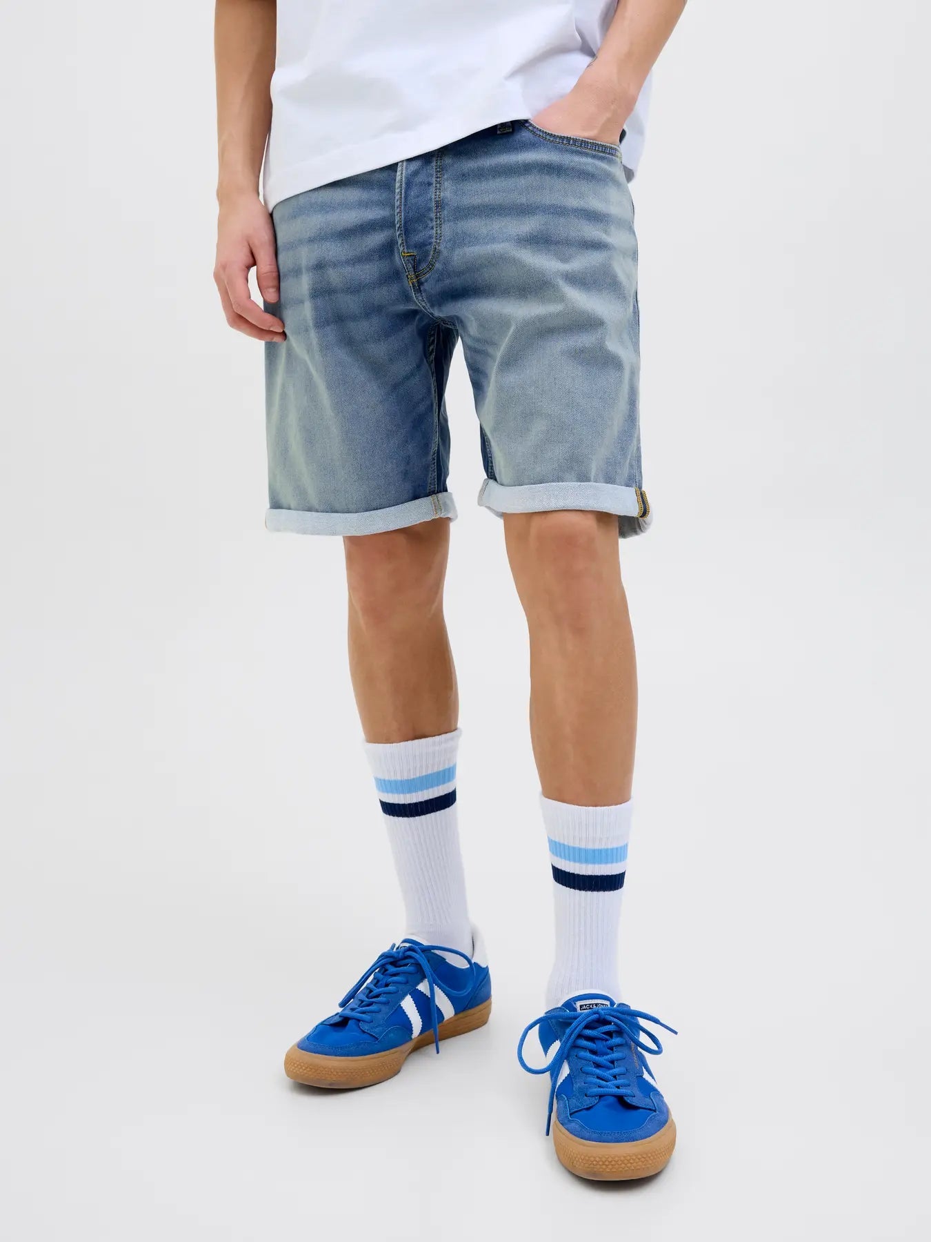 Jack & Jones Shorts / Badeshorts 12269603-bluedenim_M - Bygholm Menswear